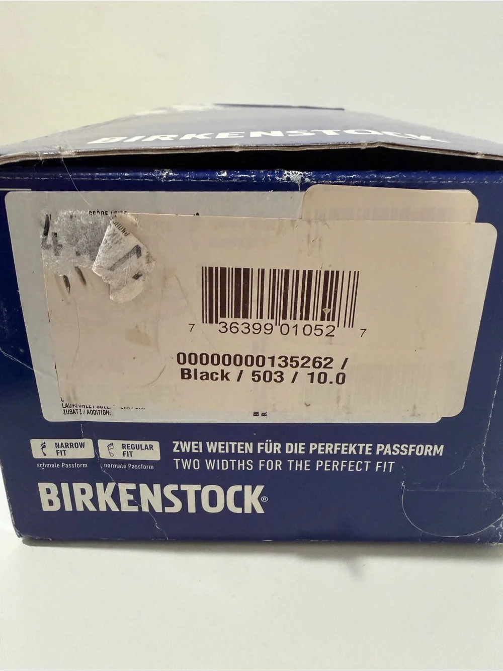 Birkenstock Black Arizona Two-Strap Sandals